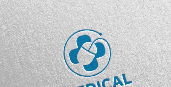 Шаблон логотипа на тему графика