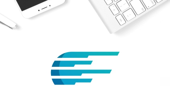 Шаблон логотипа на тему графика