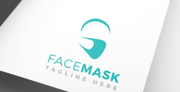 Шаблон логотипа на тему графика