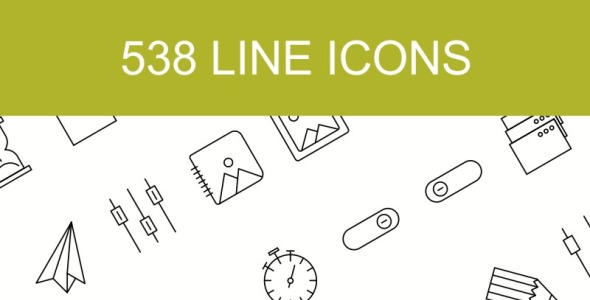 Набор иконок на тему графика