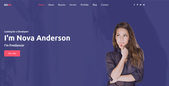 Personal Portfolio Muse Template