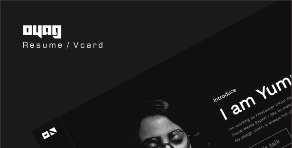 шаблон целевой страницы визитной карточки