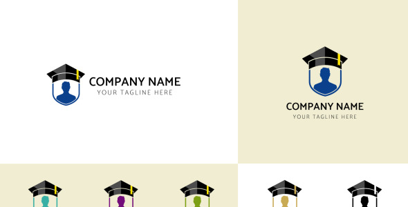 Шаблон логотипа на тему графика