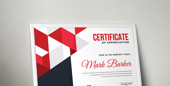 Шаблон сертификата на тему графика