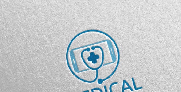 Шаблон логотипа на тему графика