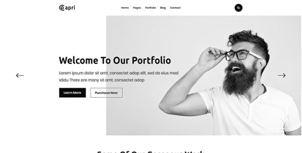 портфолио креативный html5 шаблон шаблон сайта