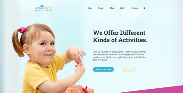 шаблон начальной школы moto cms 3