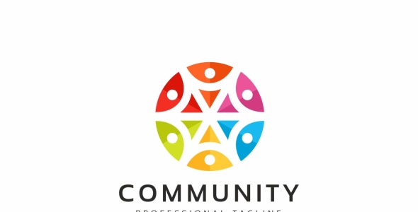 Шаблон логотипа на тему графика