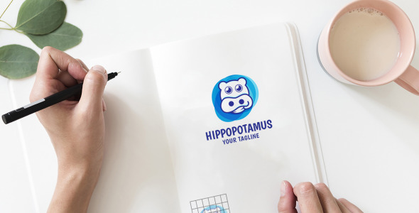 Шаблон логотипа на тему зоопарк