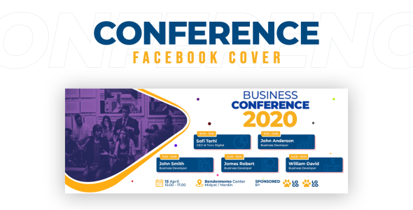 Шаблон для соцсетей на тему графика