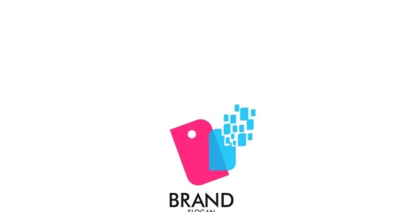 Шаблон логотипа на тему графика