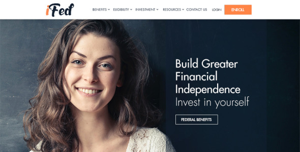 PSD шаблон на тему бизнес и услуги