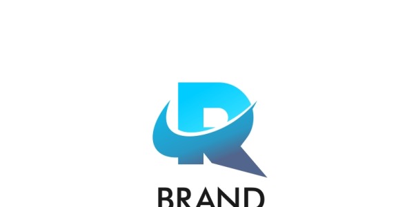 Шаблон логотипа на тему графика