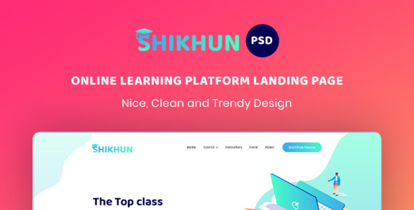 PSD шаблон на тему карьерное образование