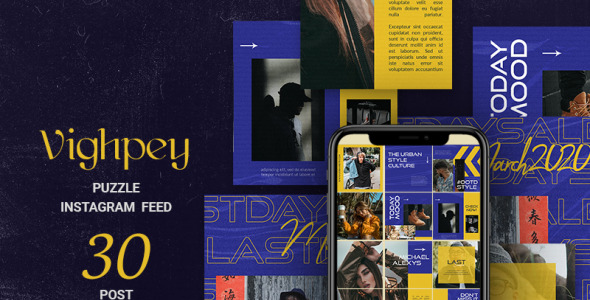 Шаблон для соцсетей на тему графика