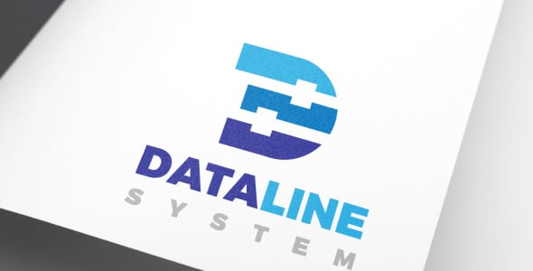 Шаблон логотипа на тему графика