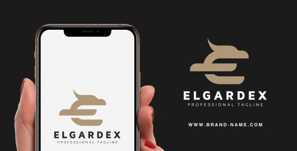 Шаблон логотипа на тему графика