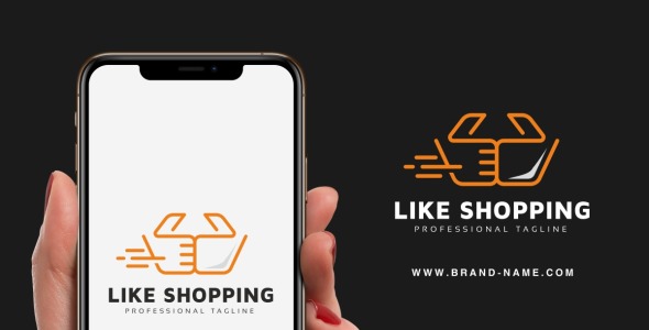 Шаблон логотипа на тему графика