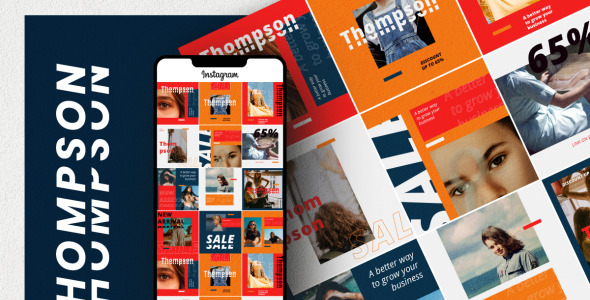 Шаблон для соцсетей на тему графика