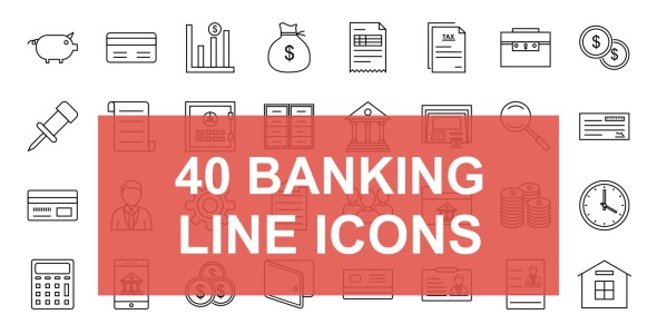 Набор иконок на тему графика