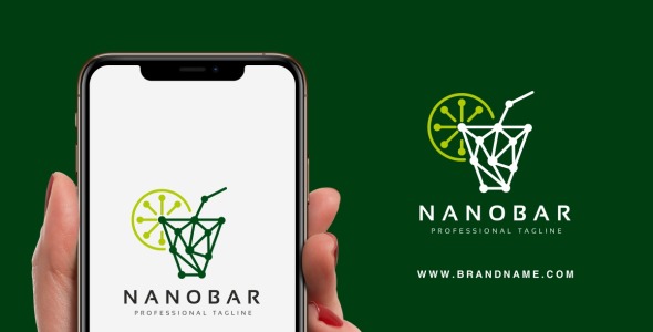 Шаблон логотипа на тему графика