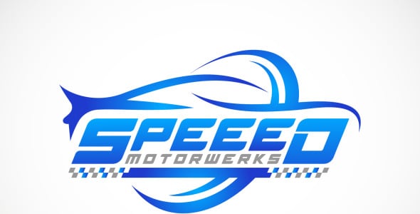 Шаблон логотипа на тему графика