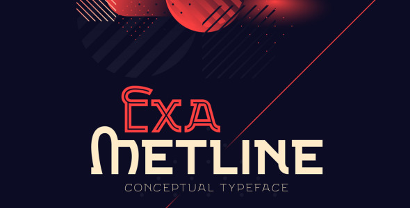 Шрифт на тему графика