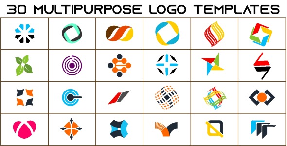 Шаблон логотипа на тему графика