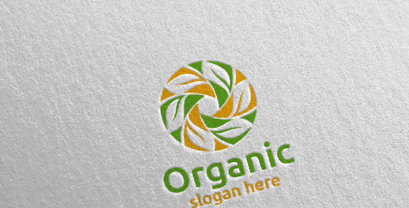 Шаблон логотипа на тему графика