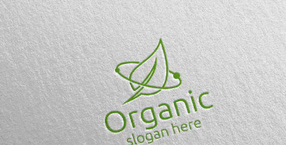 Шаблон логотипа на тему графика