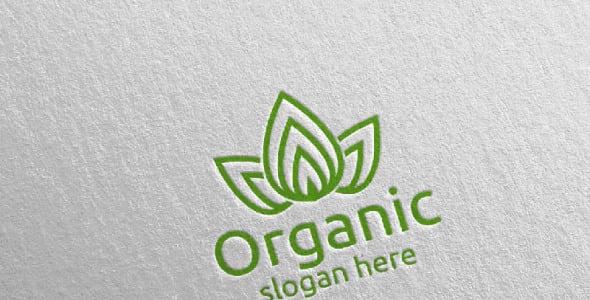 Шаблон логотипа на тему графика