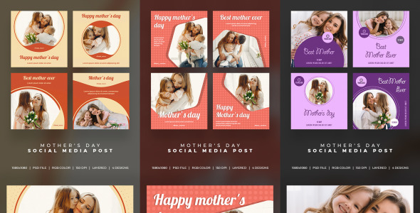 Шаблон для соцсетей на тему графика