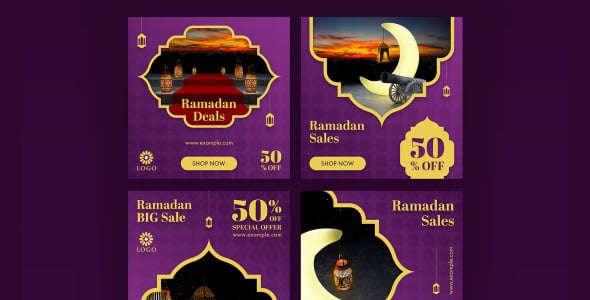 Шаблон для соцсетей на тему графика