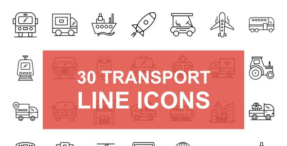 Набор иконок на тему графика