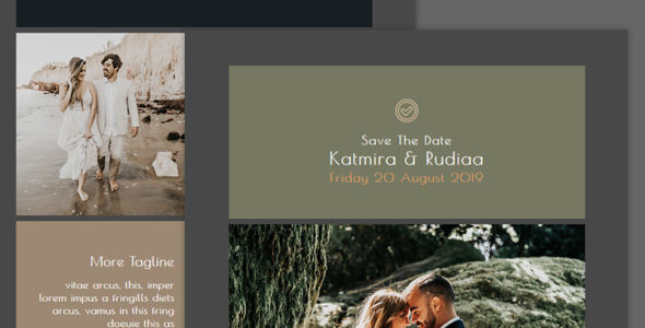 адаптивный шаблон информационного бюллетеня