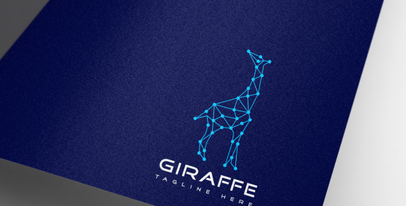 Шаблон логотипа на тему графика