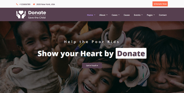 благотворительность html5