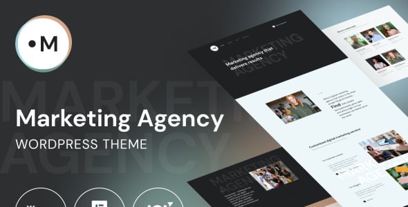 шаблон сайта для маркетинговых услуг wordpress тема