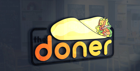 Шаблон логотипа на тему графика