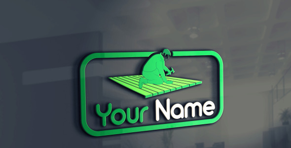 Шаблон логотипа на тему графика