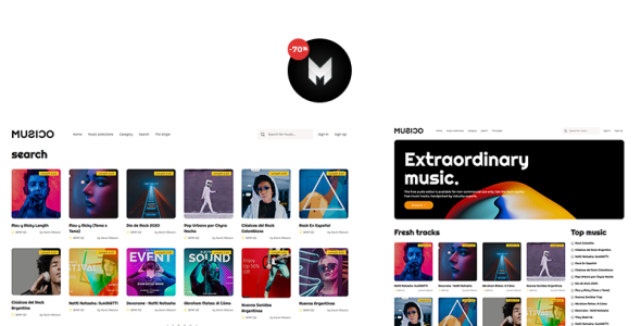 премиум музыка скачать шаблон сайта