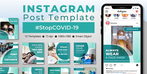 Шаблон для соцсетей на тему графика