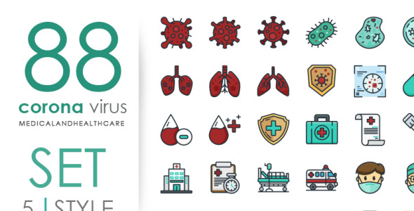 Набор иконок на тему графика