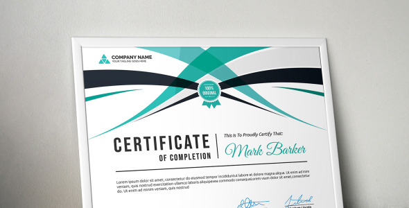 Шаблон сертификата на тему графика