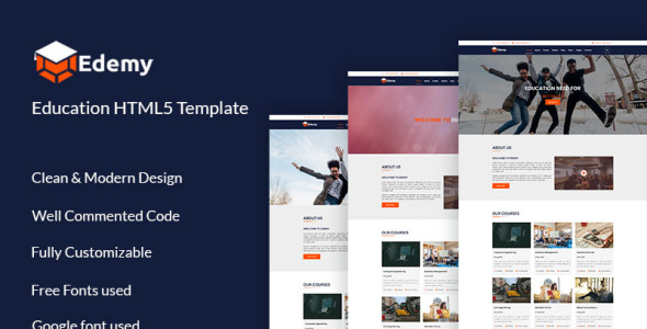 Education HTML5 Website Template