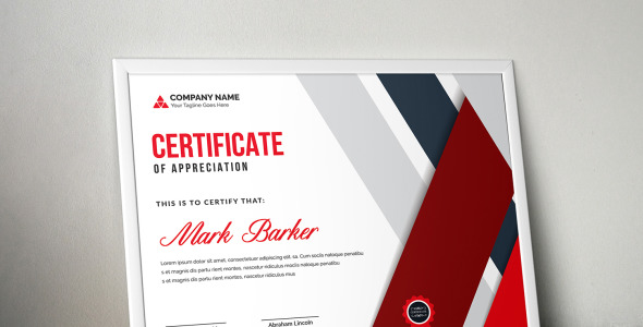 Шаблон сертификата на тему графика