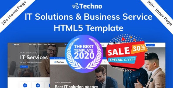 шаблон сайта techno-it solution & business consulting