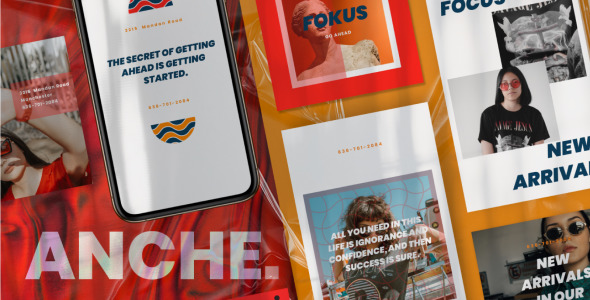 Шаблон для соцсетей на тему графика