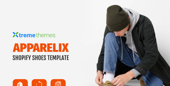 apparelix shoes store design shopify theme