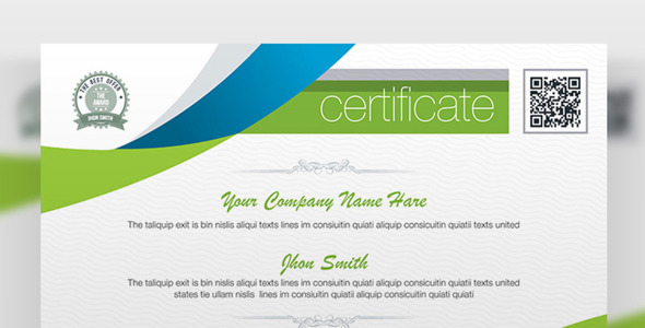 Шаблон сертификата на тему графика